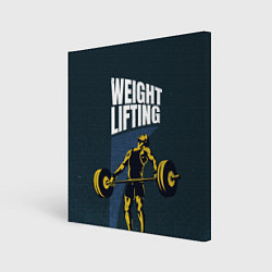 Картина квадратная Wheight lifting