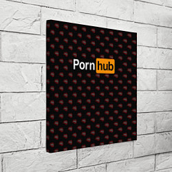 Холст квадратный PornHub, цвет: 3D-принт — фото 2