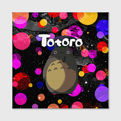 Холст квадратный Totoro, цвет: 3D-принт — фото 2