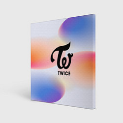 Холст квадратный TWICE, цвет: 3D-принт