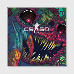 Холст квадратный CS GO Hyper Beast, цвет: 3D-принт — фото 2