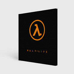 Картина квадратная Half-life orange logo