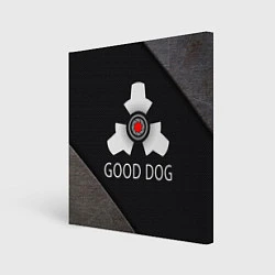 Холст квадратный HL good dog, цвет: 3D-принт