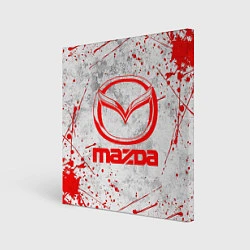 Картина квадратная MAZDA RED LOGO