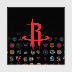 Холст квадратный Houston Rockets 2, цвет: 3D-принт — фото 2
