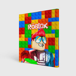 Холст квадратный ROBLOX 3, цвет: 3D-принт