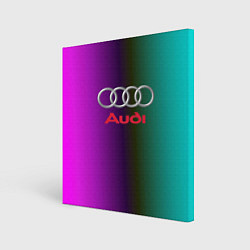 Холст квадратный Audi, цвет: 3D-принт