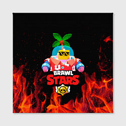 Холст квадратный BRAWL STARS NEW SPROUT 6, цвет: 3D-принт — фото 2
