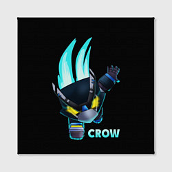 Холст квадратный Brawl Stars CROW, цвет: 3D-принт — фото 2