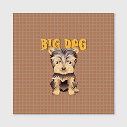 Холст квадратный Большой пёс, цвет: 3D-принт — фото 2