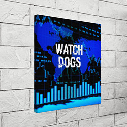 Холст квадратный Watch Dogs, цвет: 3D-принт — фото 2