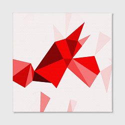 Холст квадратный GEOMETRY RED, цвет: 3D-принт — фото 2