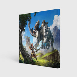 Холст квадратный HORIZON ZERO DAWN, цвет: 3D-принт
