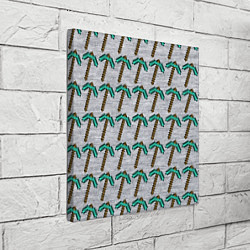 Холст квадратный Майнкрафт кирка, цвет: 3D-принт — фото 2