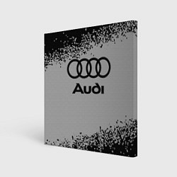 Холст квадратный AUDI АУДИ, цвет: 3D-принт