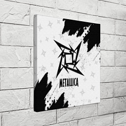 Холст квадратный METALLICA МЕТАЛЛИКА, цвет: 3D-принт — фото 2