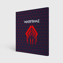 Холст квадратный WARFRAME ВАРФРЕЙМ, цвет: 3D-принт