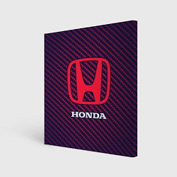 Холст квадратный HONDA ХОНДА, цвет: 3D-принт