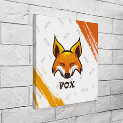 Холст квадратный FOX, цвет: 3D-принт — фото 2