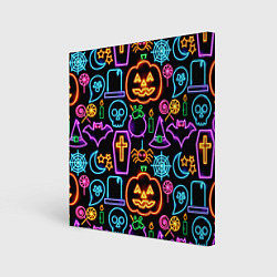Холст квадратный Halloween, цвет: 3D-принт