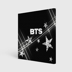 Холст квадратный BTS бойбенд Stars, цвет: 3D-принт