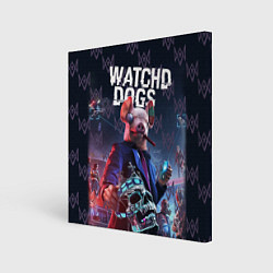 Холст квадратный Watch Dogs: Legion, цвет: 3D-принт