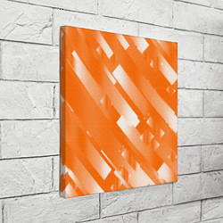 Холст квадратный Оранжевый градиент, цвет: 3D-принт — фото 2
