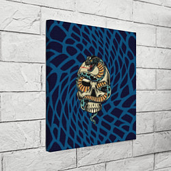 Холст квадратный Snake&Skull, цвет: 3D-принт — фото 2