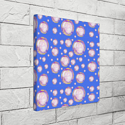 Холст квадратный Мыльные пузыри, цвет: 3D-принт — фото 2