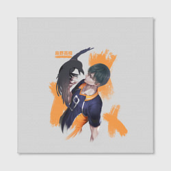 Холст квадратный Кагеяма Тобио, цвет: 3D-принт — фото 2