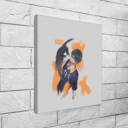 Холст квадратный Кагеяма Тобио, цвет: 3D-принт — фото 2