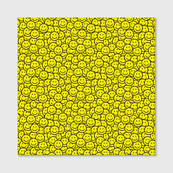 Холст квадратный Смайлики, цвет: 3D-принт — фото 2