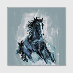 Холст квадратный Нарисованный конь, цвет: 3D-принт — фото 2