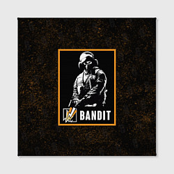 Холст квадратный Bandit, цвет: 3D-принт — фото 2