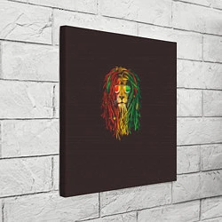 Холст квадратный Bob lion, цвет: 3D-принт — фото 2