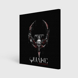 Холст квадратный Quake Champions, цвет: 3D-принт