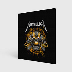 Холст квадратный Metallica, цвет: 3D-принт