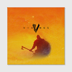 Холст квадратный Викинги Vikings Z, цвет: 3D-принт — фото 2