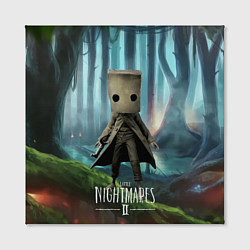 Холст квадратный Little Nightmares 2, цвет: 3D-принт — фото 2