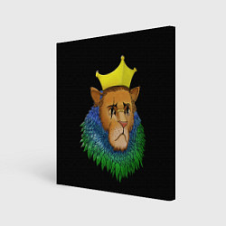 Холст квадратный Lion art, цвет: 3D-принт