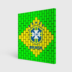 Картина квадратная Сборная Бразилии