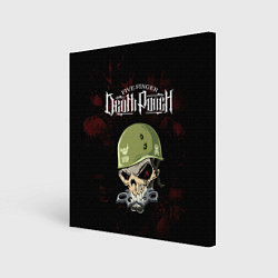 Холст квадратный Five Finger Death Punch, цвет: 3D-принт