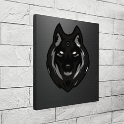 Холст квадратный Демон волк, цвет: 3D-принт — фото 2