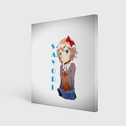 Холст квадратный Doki Doki SAYORI, цвет: 3D-принт