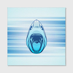 Холст квадратный Акула, цвет: 3D-принт — фото 2