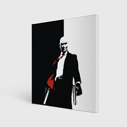 Картина квадратная Hitman BW