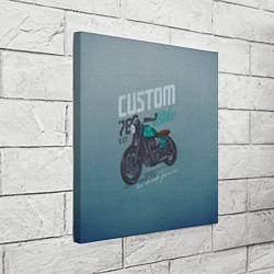 Холст квадратный Custom Bike, цвет: 3D-принт — фото 2