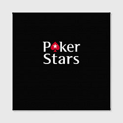 Холст квадратный Poker Stars, цвет: 3D-принт — фото 2