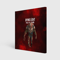 Картина квадратная Dying light монстр