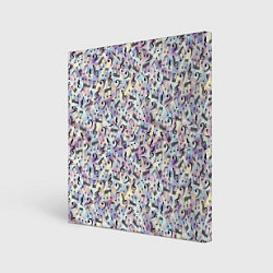 Холст квадратный Музыкальные Ноты, цвет: 3D-принт